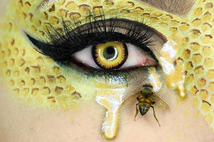 This Makeup Artist Uses Real Bugs 